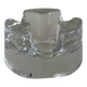 Brutalist Glass Candle Holder
