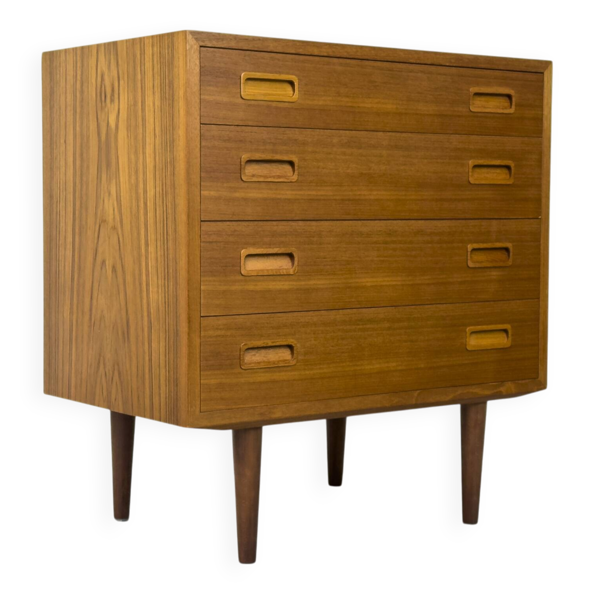 Commode en teck par Carlo Jensen pour Hundevad & Co., années 1960