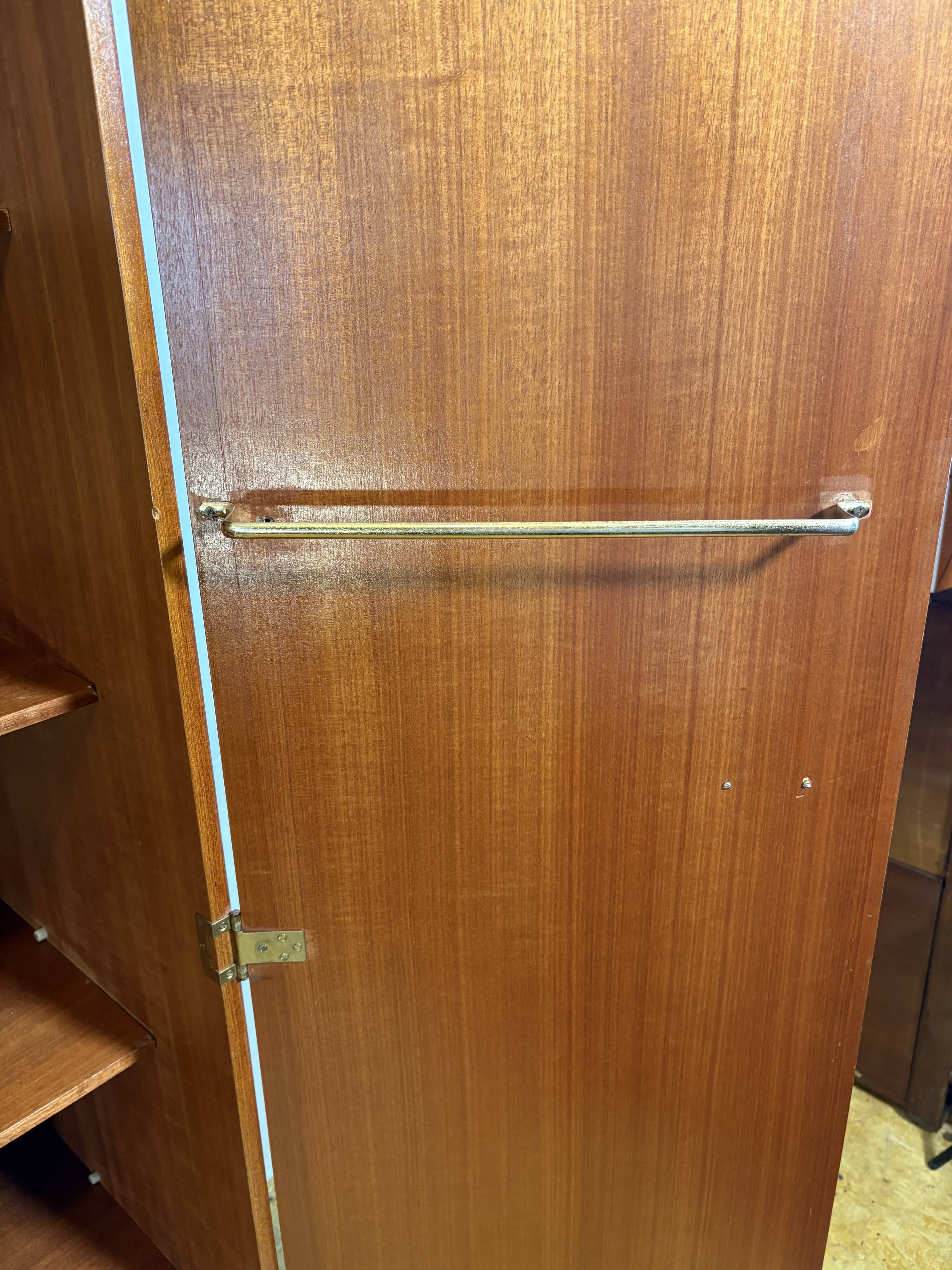 Vintage Stonehill Teak Double Wardrobe | 1960s | Mid-Century British Design