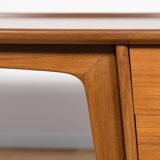 Mid-Century Teak Desk by Svante Skogh for AB Möbelfabriken Balder, Sweden, 1950s