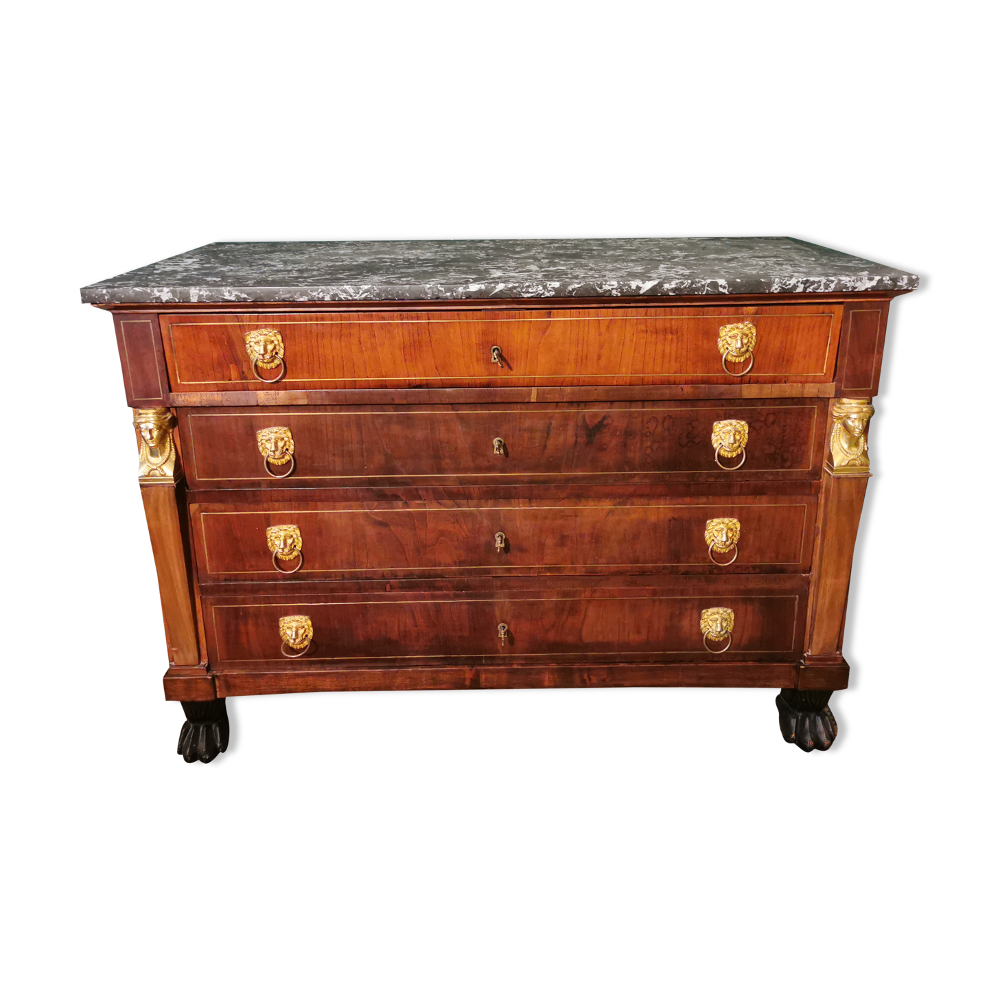 Chest of drawers back from Egypt