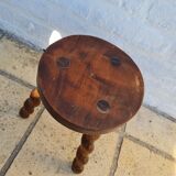 Tripod wooden stool
