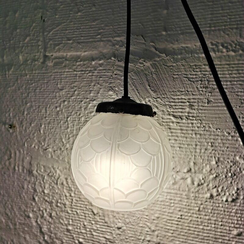 Art Deco walking lamp