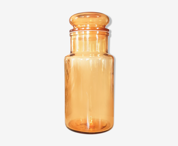 Bouteille ambre bocaux en verre flacon apothicaire | Selency