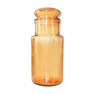 Amber bottle glass jars apothecary bottle