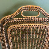 Vintage rattan chair house drucker