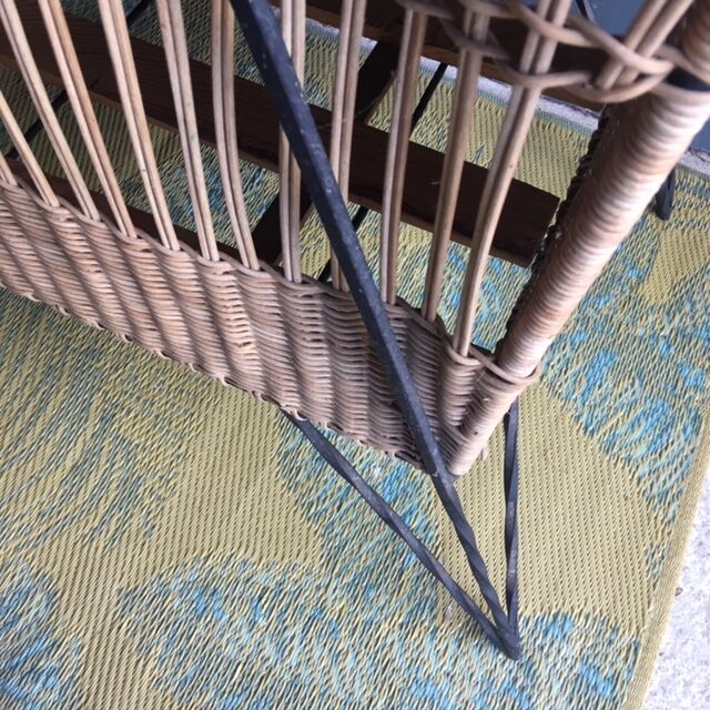 Cot rattan foot eiffel