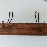 Vintage wall coat rack