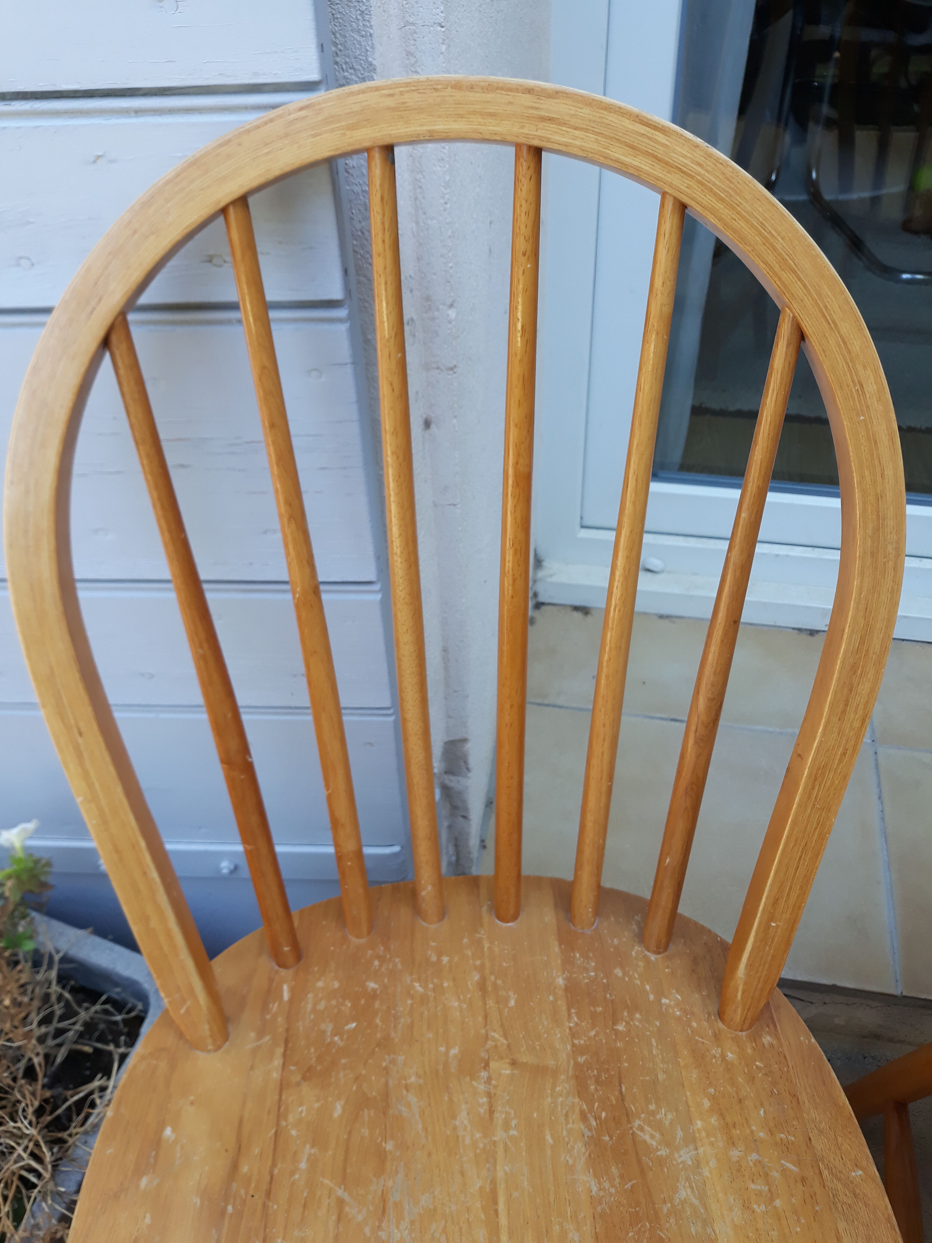Set of 3 vintage ercol style chairs