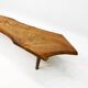 Table basse arbre vintage Live Edge 1960 Bois 1970
