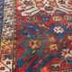 Ancient Caucasian carpet Kazak eagle 143x257 cm