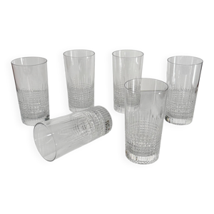 6 Verres à cocktail - cristal