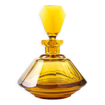 Carafe Art Déco, cristal, Bohême, Tchécoslovaquie, années 1930