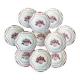 Set of 11 deep plates Badonviller, model Armor