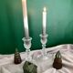 Round base candle holders