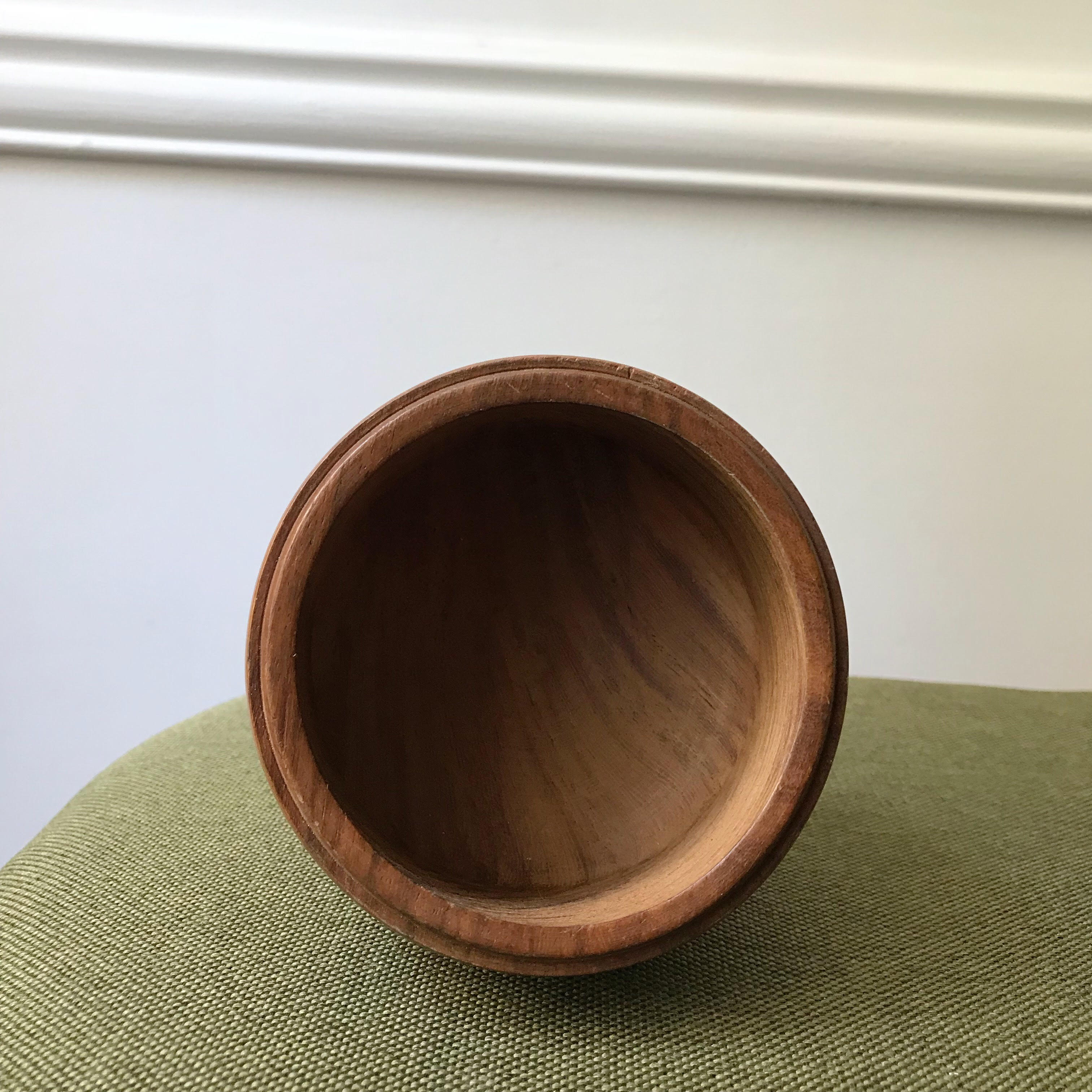 Brass apple and olive wood