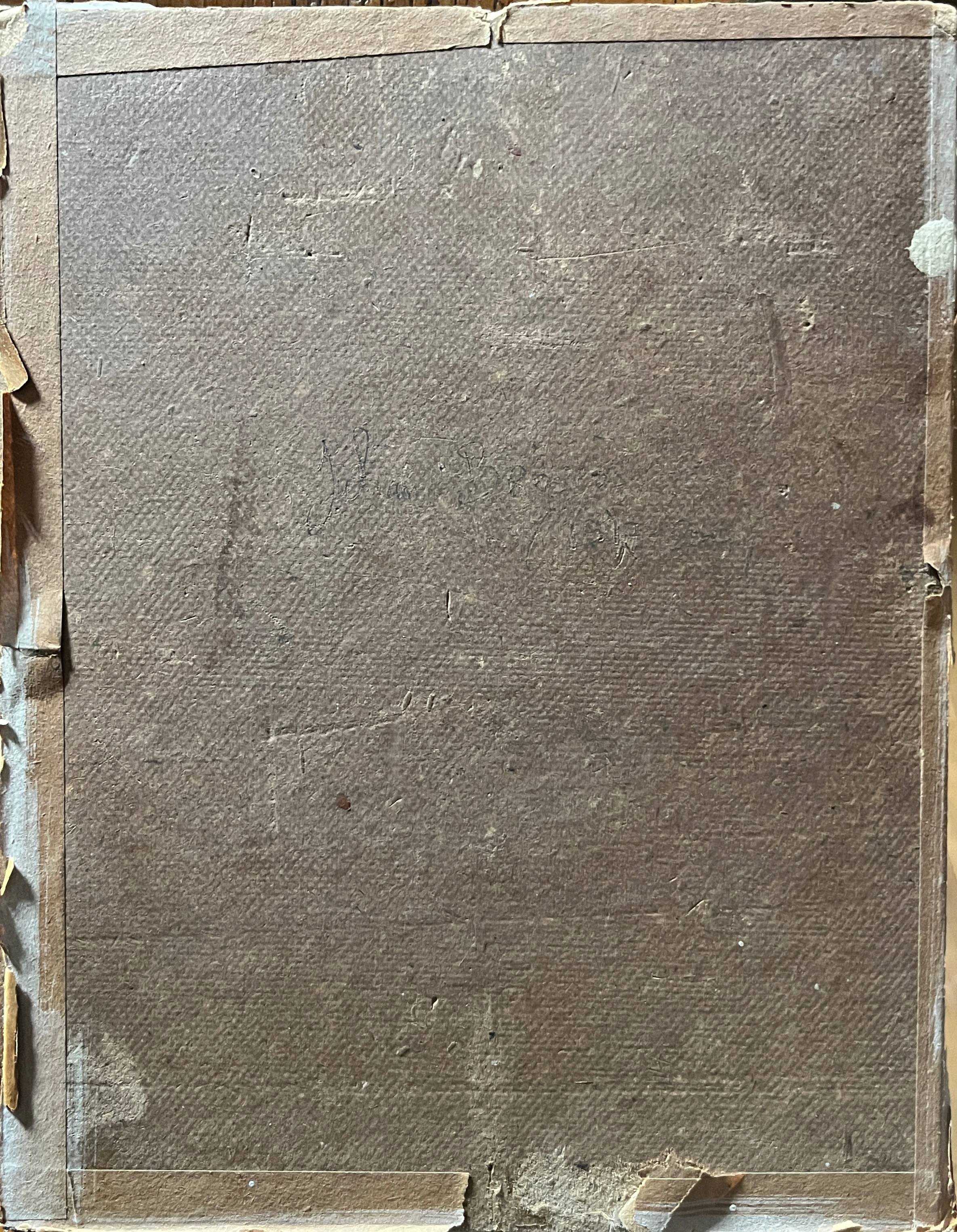 Painting Paris Montmartre Place du Tertre by Julian Brosius (1917-2004)