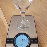 4 antique stemmed glasses