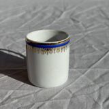 Set of 6 small espresso cups Germer Porcelain, made in Brazil.