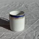 Set of 6 small espresso cups Germer Porcelain, made in Brazil.