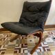 Armchair Siesta 1965 Ingmar Relling for Westnofa, Norway, black leather