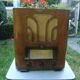 Radio set cabinetry vintage wood