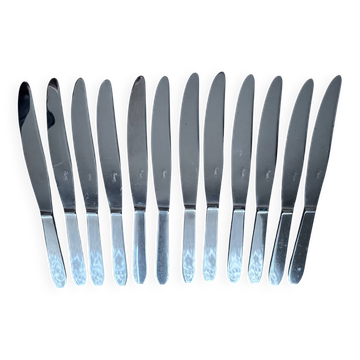 12 stainless steel knives
