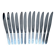 12 stainless steel knives