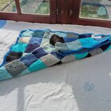 Vintage patchwork throw