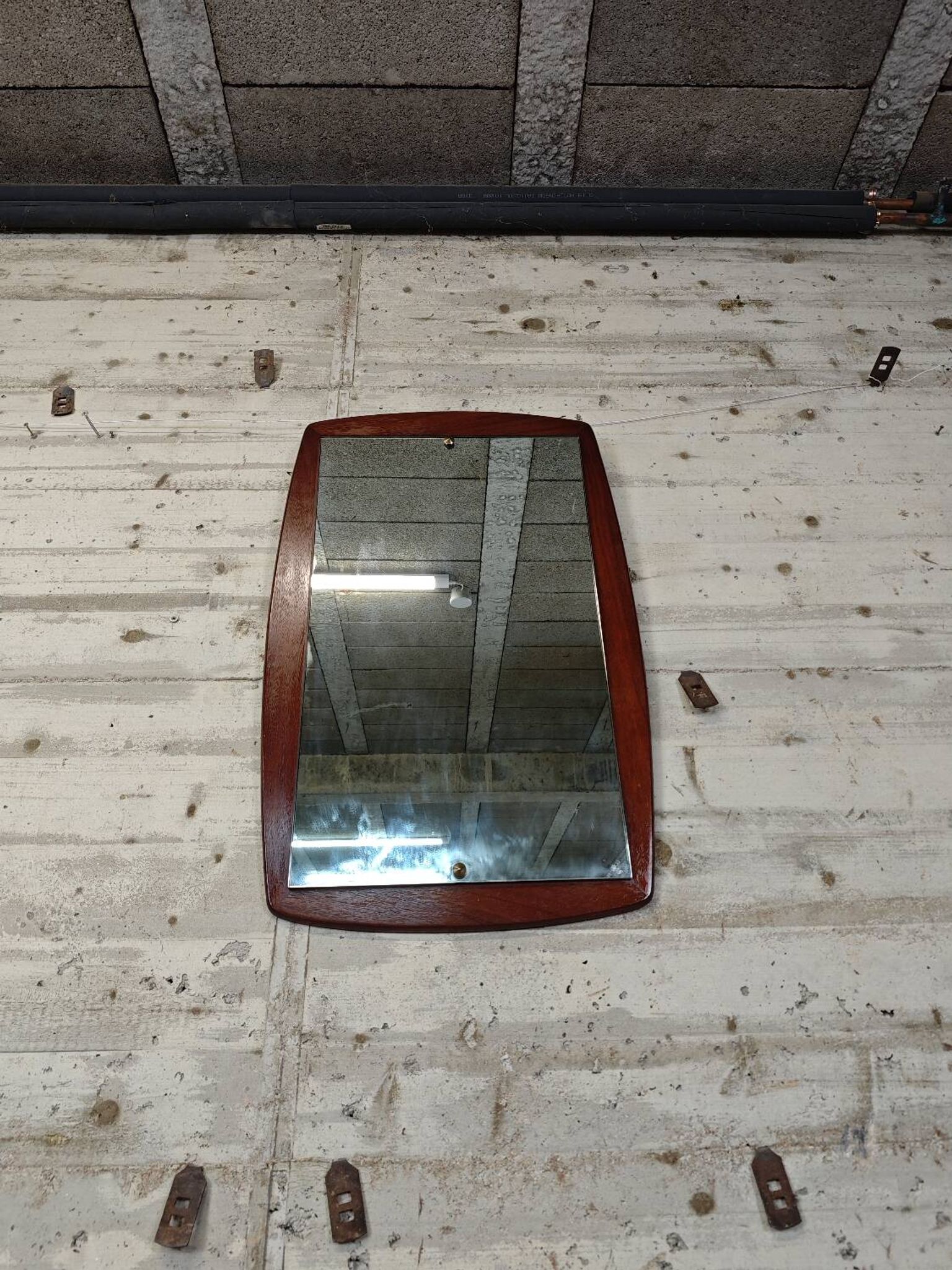 Miroir scandinave en teck
