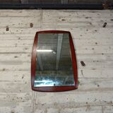 Scandinavian teak mirror