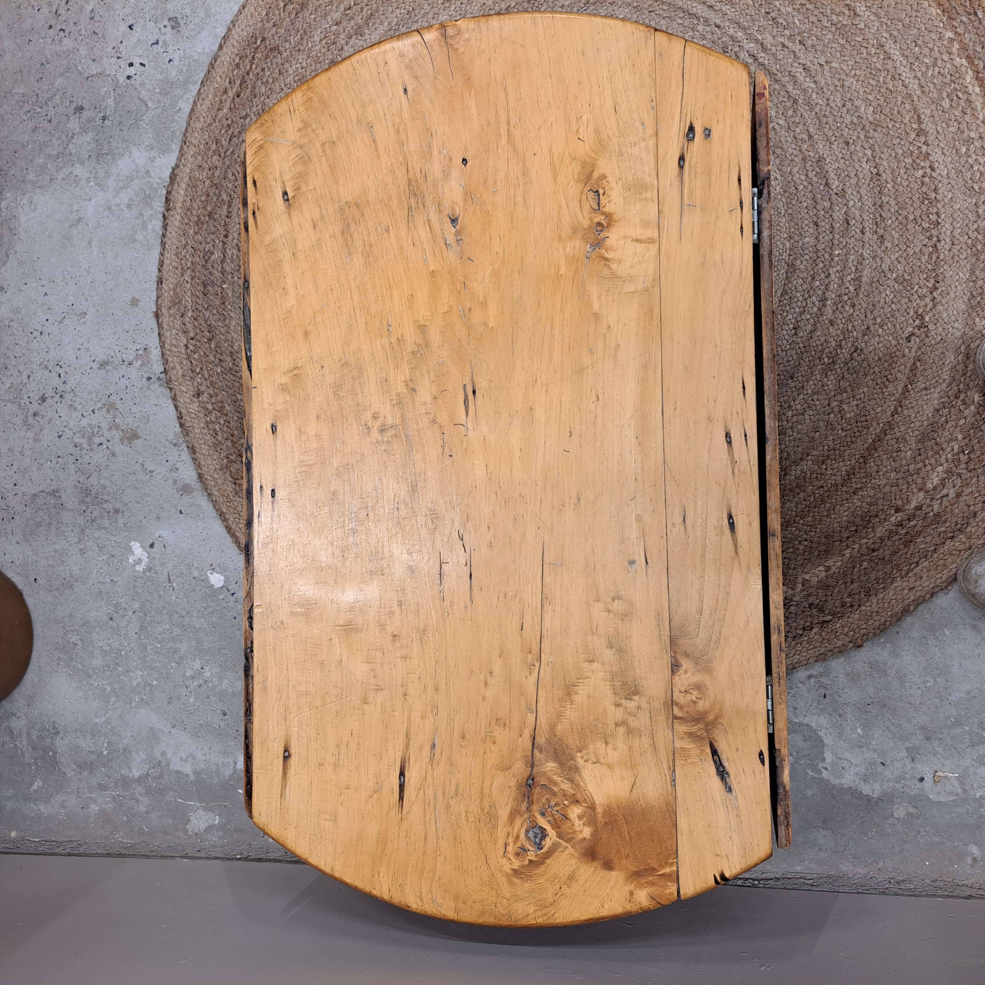 Table basse ronde en bois