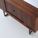 Sofus Jorgensen cross-leg highboard in rosewood Nyrup Denmark 1960