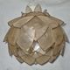 Lotus flower in mother-of-pearl from 1970 pendant light