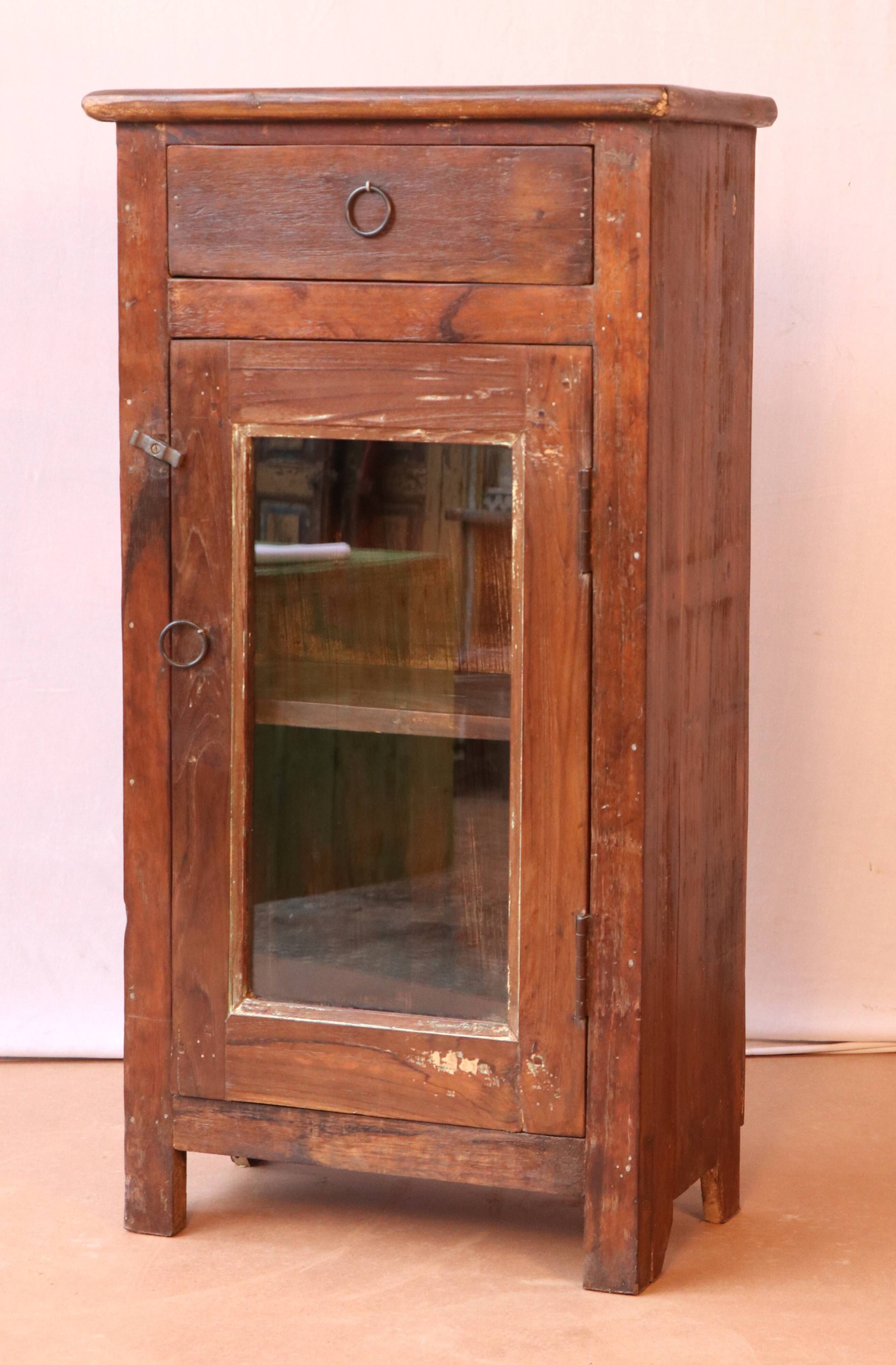Old Burmese teak cabinet