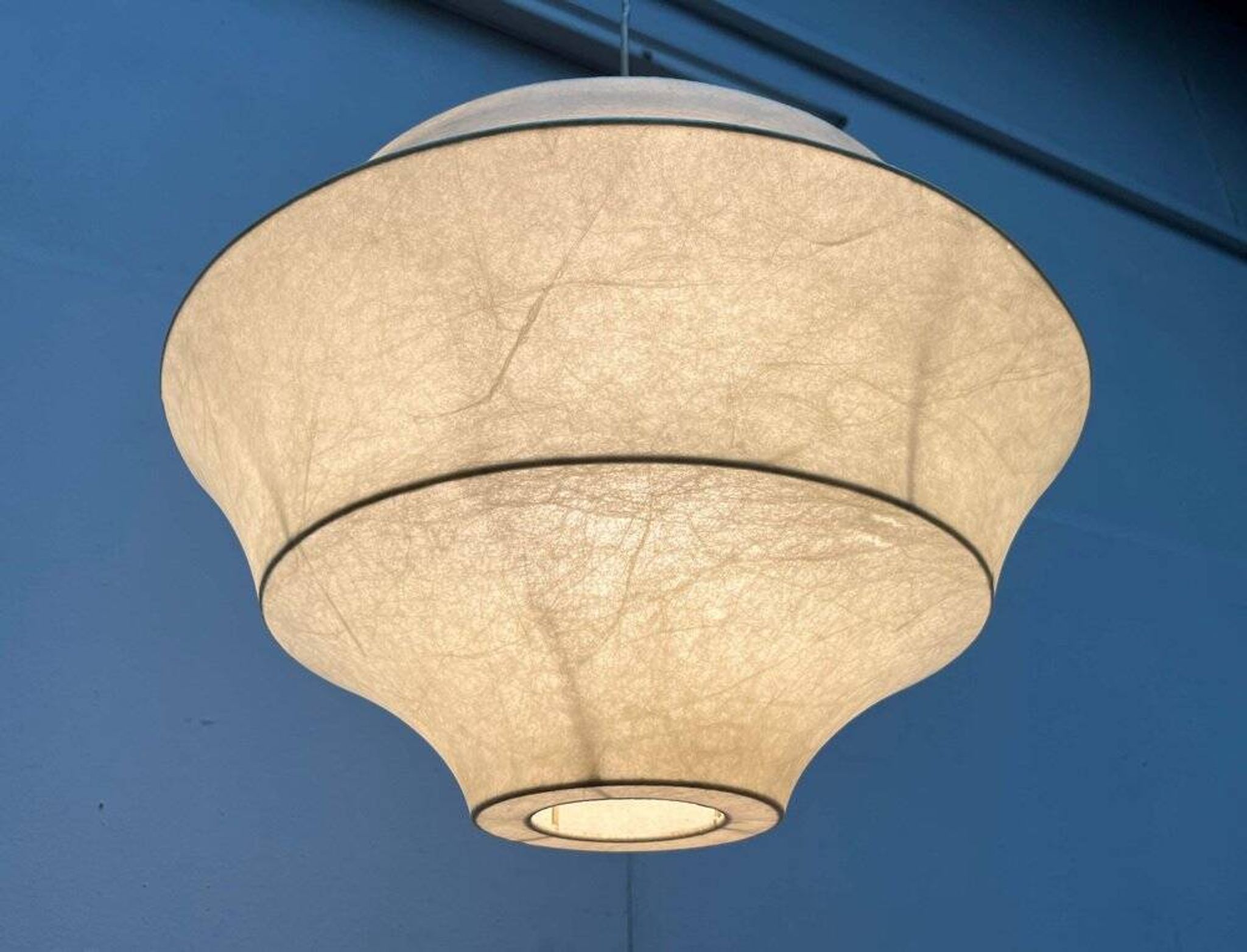 Mid-Century Modern Suspension Cocoon by Friedel Wauer for Goldkant Leuchten, Germany, 1960s