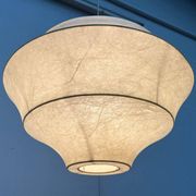 Mid-Century Modern Suspension Cocoon by Friedel Wauer for Goldkant Leuchten, Germany, 1960s