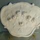 Louis XVI pediment with plaster low relief roses