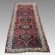 Very Old Turkish Rug, Kurdish Tribe: 1.58 X 3.35 Meters