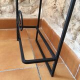 Black wrought iron coat racks
