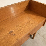 Pair of vintage teak bedside tables from the 60s.
