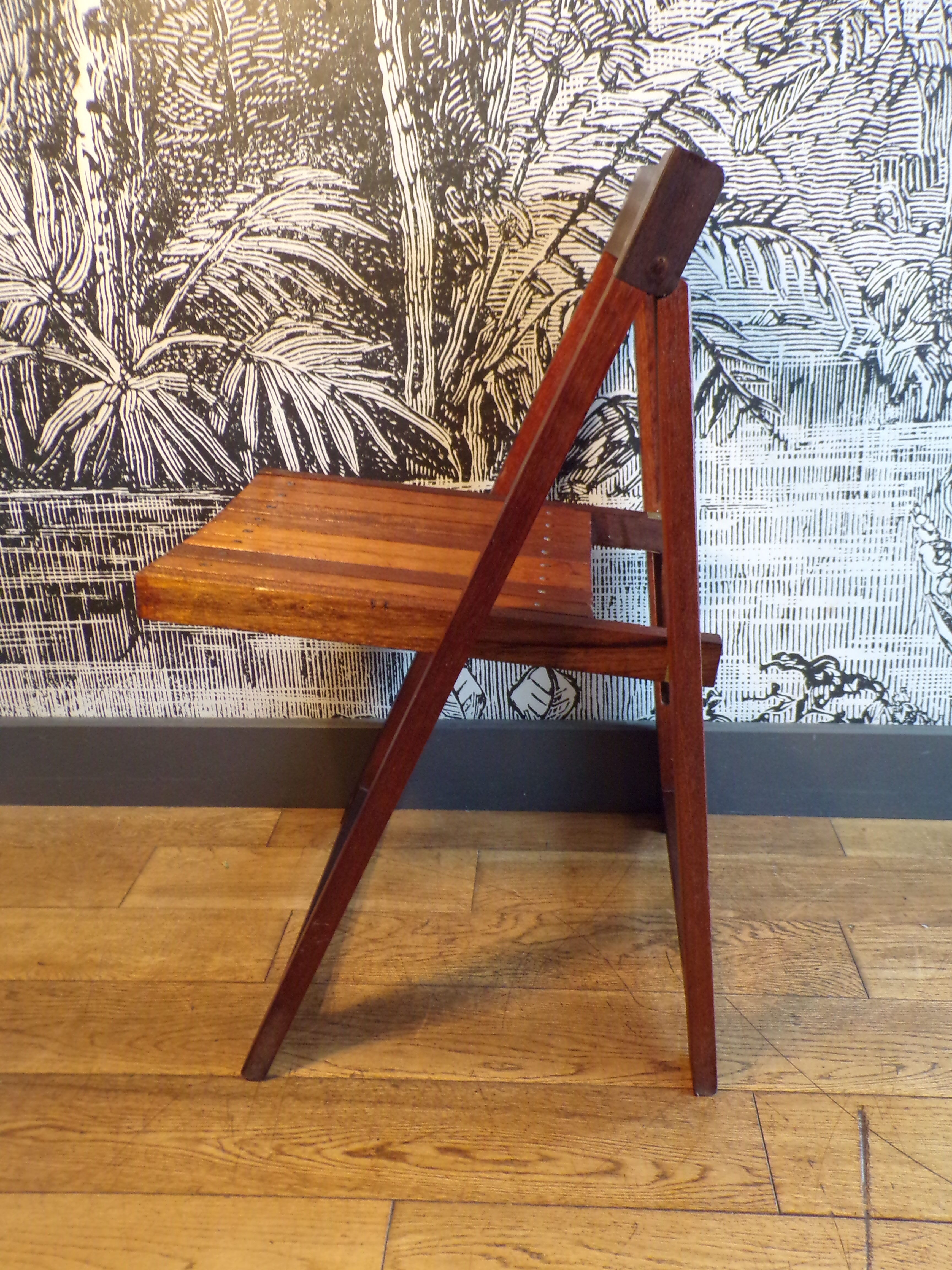Vintage Italian folding chair