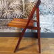 Chaise pliante italienne vintage