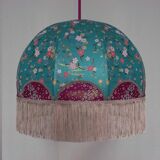Retro "Cristina" suspension in Japanese paper with fringe.