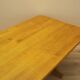 Solid oak dining table, Danish design, 1960s