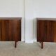 Vintage Danish mid-century matching rosewood sideboards 1960s
