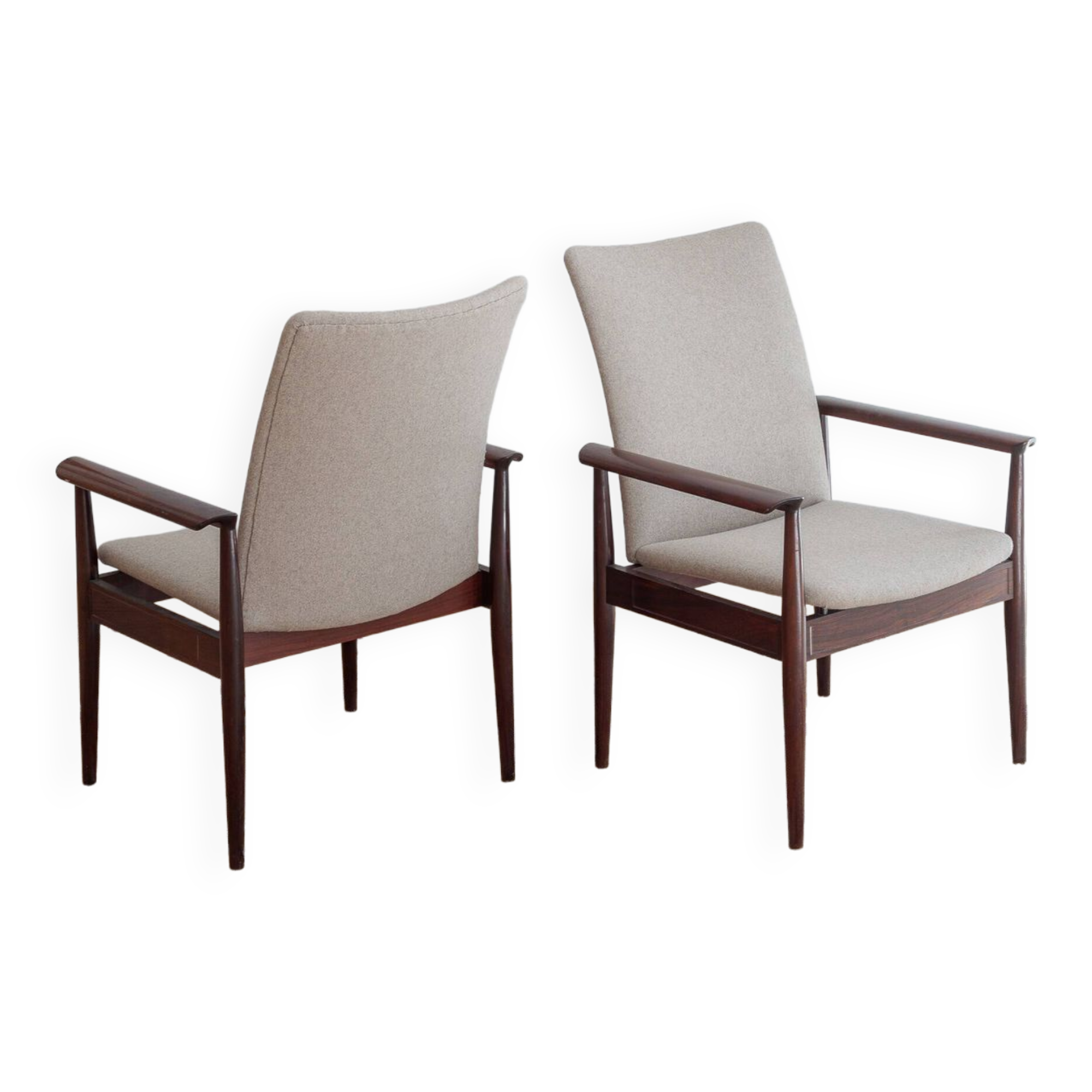 Pair of Finn Juhl armchairs
