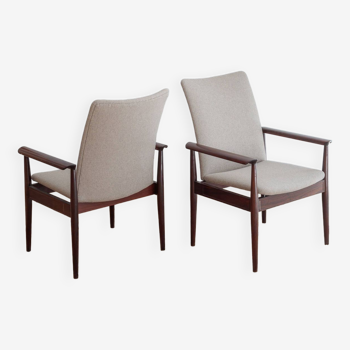 Pair of Finn Juhl armchairs