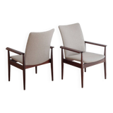 Paire de fauteuils Finn Juhl
