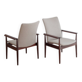 Pair of Finn Juhl armchairs